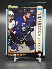 GOLD #38/99 Dan Watson #123 Scott Barmey 1999-00 Bowman CHL PETERBOROUGH PETES