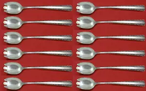 Candlelight by Towle Sterling Silver Ice Cream Dess. Fork Custom Set 12 pcs 6" - Picture 1 of 3