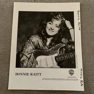 Foto de prensa de Bonnie Raitt 8x10”, 1991 Capital Records. Ver descripción. Foto 1 de 4