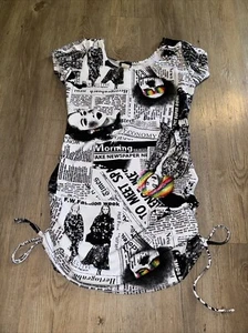 Vintage Rare NY Invasion Fashion Week Mini Dress Size M BODYCON Womens USA Made - Picture 1 of 8