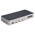 StarTech.com USB-C Triple Monitor Docking Station - HDMI/DP Triple 4k USB-C Dock