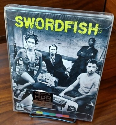 Swordfish (4K) Collector Slipcover w/PROTECTIVE SLEEVE-NEW-Free Box Shipping - Image 1 of 4