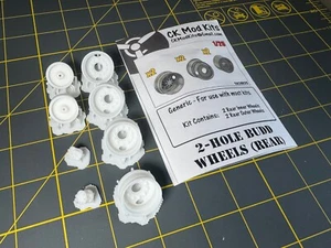1/25 CK Mod Kits Budd Wheels 2-Hole Rear (Single Axle) #CK2402C - Picture 1 of 6