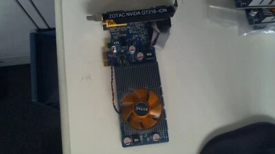 Zotac 210 Synergy Edition 512MB 64BIT DDR2 ZT-20301 DVI HDMI VGA Graphics Card. - Image 1 of 2