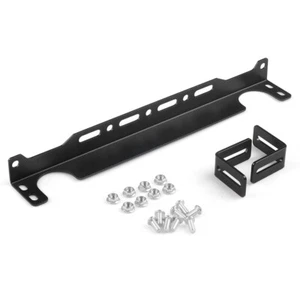 Black Universal Aluminum Engine Oil Cooler Mounting Bracket Fit for Trust Type - Picture 1 of 7
