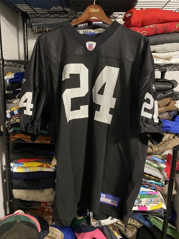 Raiders Charles Woodson HOF 2001 NFL Authentic Reebok Onfield Jersey size 56 Cover