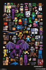 Minecraft Kids Gaming Poster A3 Printed on 260gsm Quality Paper - Free  Postage!