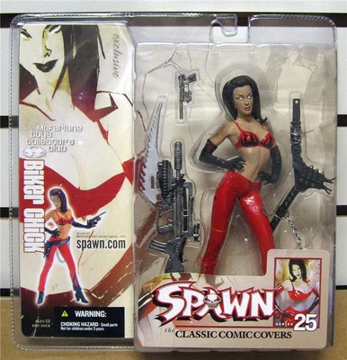 Figura de acción exclusiva Mcfarlane Biker Chick Collector's Club Foto 1 de 2