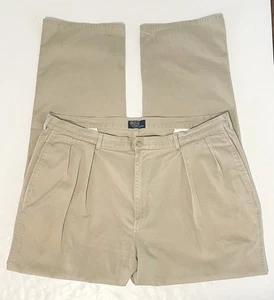 Vintage Polo Ralph Lauren Chino Hose Herren 42x34 Beige Straight Classic 90s USA - Bild 1 von 19
