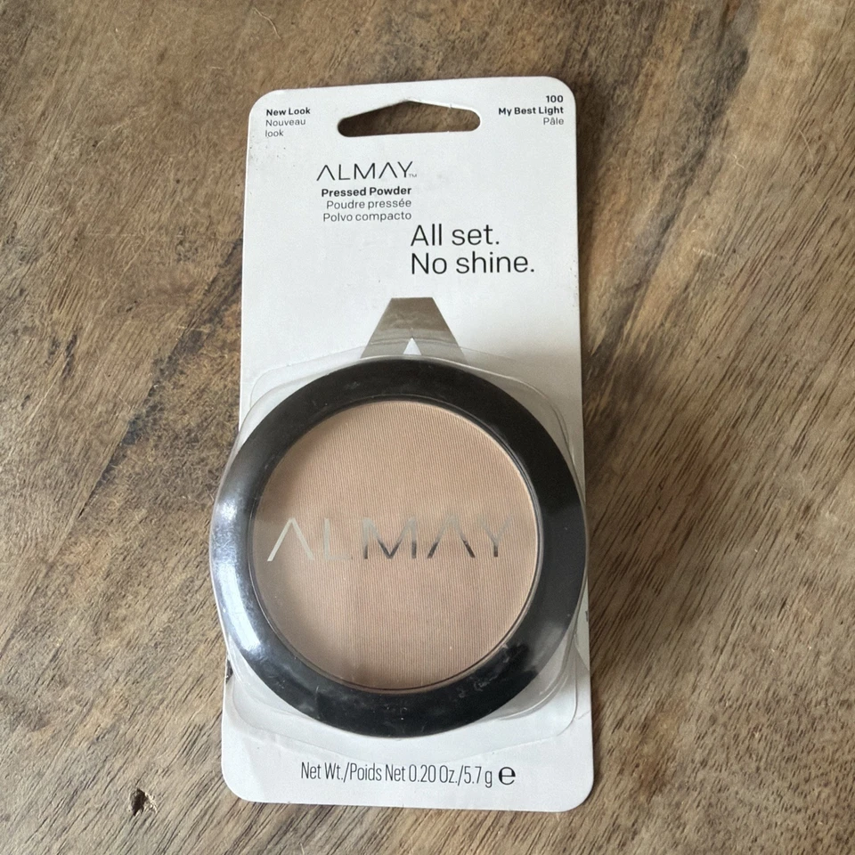 Almay Pressed Powder Makeup, Hypoallergenic, 100 My Best Light - Image 1 of 4