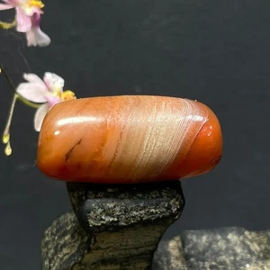 Tibetan Nepalese Himalayan Ancient agate Old Dzi Talisman Eye Beads Amulet - Picture 1 of 14