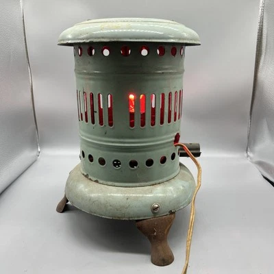 Antique Kerosene Heater  Converted to Lamp - Image 1 of 4