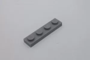 Lego 10x Platte 1x4 plate 3710 hellgrau light bluish gray - Picture 1 of 1