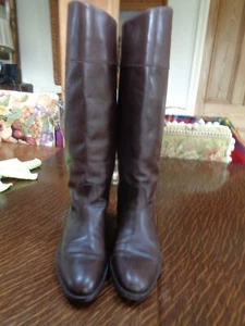 BALLY BROWN SOFT LEATHER BOOTS UK 6.5 EU 40 MADE IN ITALY - Picture 1 of 11