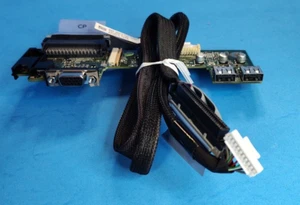 Dell PowerEdge R320 R420 R520 Server Front USB VGA IO Control Panel+Cables 64TC3 - Picture 1 of 3