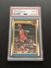 1988-89 Fleer All-Star No.120 Michael Jordan PSA 8
