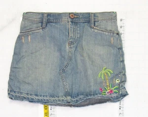 Nice Gap sz 14 Girls Adjustable Waist Blue Jeans Denim Skirt School B0788 - Picture 1 of 1