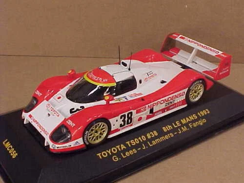 Toyota TS010 #38 diecast escala 1/43 IXO, 8º lugar 1993 LeMans, 1993 Nippon Dens Foto 1 de 1