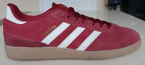 VERY LITTLE WORN Adidas Busenitz Red Suede Trainers UK 7.5 EUR 41.3 Read Descrip - Picture 1 of 16