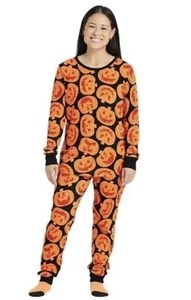 Hyde & Eek! Halloween Pumpkin Pajamas 2-Piece Set Medium - Picture 1 of 4