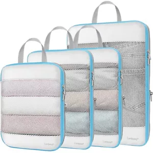 Mesh Compression Packing Cubes - Space Saving Packing Cubes for Travel - Picture 1 of 9