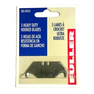FULLER HEAVY DUTY HOOKED BLADES - 5 PACK - 305-0455 - Bild 1 von 2