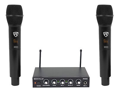 Rockville RKI60 Karaoke Dual Microphone System 4 Ipad/iphone/Android/Laptop/TV • 84.51€