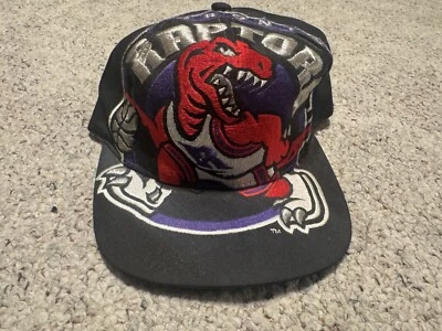 Gorra Toronto Raptors 1994 bordada con logotipo grande de la NBA de colección años 90 Foto 1 de 4