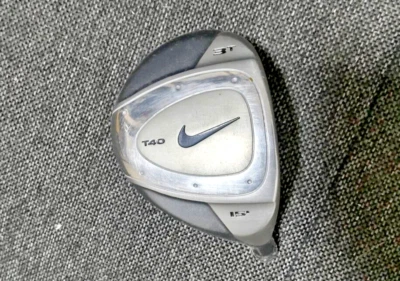 Grey Tour rare Nike golf 3W  T40 Tiger model Oven dot model 15° used head only - Image 1 of 4