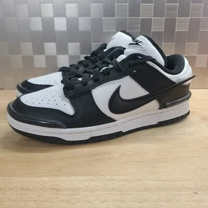NIKE WOMENS DUNK LOW BLACK WHITE PANDA TWIST SIZE 8.5W/7M FJ4553-133 - Picture 1 of 10