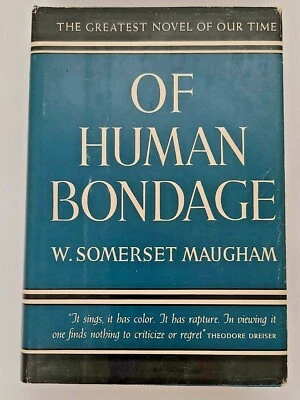 Of Human Bondage W. Somerset Maugham Greatest Novel of Time Vtg 30s 1936 HB Book - Image 1 of 4