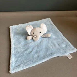 Cutie Pie Soft Elephant Aqua Blue Baby Lovey Security Blanket 14" - Picture 1 of 4