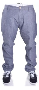 Pantalones informales para hombre Sean John azul cambray índigo elige la talla 30/30 - Imagen 1 de 8