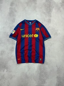 Vintage Nike Barcelona 2009/2010 #10 Messi Football Shirt Soccer Jersey Size M - Picture 1 of 19