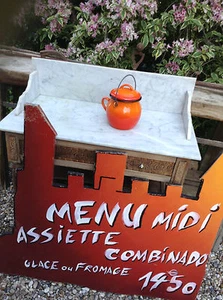 French Enamel Small Cauldron - Foto 1 di 8