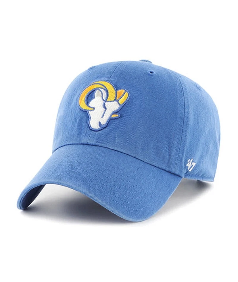 Los Angeles Rams 47 Brand Clean Up Hat Adjustable Cap