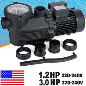 1.2-3.0 HP Pool Pump With UL 3 Horse Power Single Speed Pump 110v 60hz - Picture 1 of 14