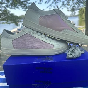 P448 JOHN BS KEPLER ZAPATILLAS DE CUERO/LÚREX/NAILON TALLA EU 40/US 9,5 PULGADAS $298 Org - Imagen 1 de 11