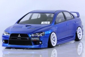 PAB-3157 Pandora 1/10 RC Drift Car Mitsubishi Lancer Evolution Ⅹ Body Set - Picture 1 of 5