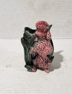 Vintage Rumpf Übertopf Rosa Pudel #114 USA Blumentopf Keramik - Bild 1 von 6