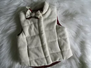 MAX STUDIO KIDS Vest Ivory,Gold & Burgundy Infant Toddler Girls 24 Months - Picture 1 of 4