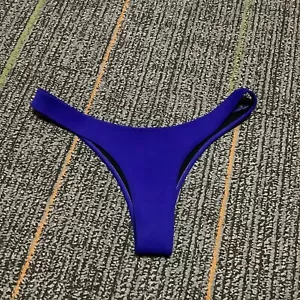 HOAKA Swimwear Large Cheeky Border Bottom Blue Neoprene Surf - Picture 1 of 5