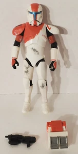 Star Wars Serie Nera 6" Pollici Repubblica Commando Boss Figura Sciolta COMPLETA - Foto 1 di 9
