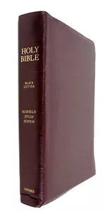 Scodield Study Bible - King James - Tabbed - 1945 - Oxford - Morocco Leather - Imagen 1 de 7