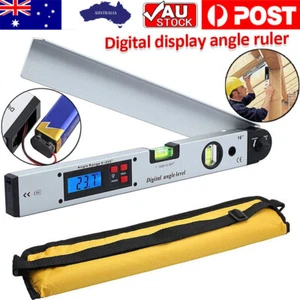 Digital Angle Finder Ruler Measuring Gauge Inclinometer Level Protractor Meter - Picture 1 of 16