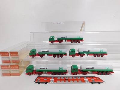 5X Wiking H0 1:87 825 Modello Tankzug Mercedes MB Hoechst Mint Box #DI282-0,5 - Immagine 1 di 4