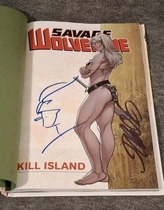 Marvels Savage Wolverine #1 (2013) GN Signed by Frank Cho at Las Vegas Comic-Con - Picture 1 of 4