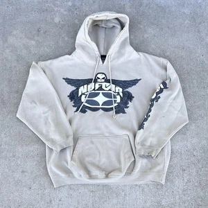 Vintage Y2K No Fear Skull Hoodie Mens Size XL 25x26 - Picture 1 of 15