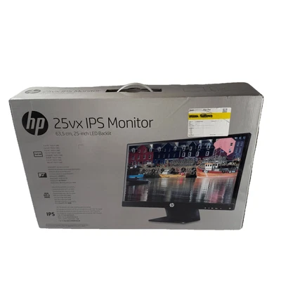 New HP 25VX IPS Computer Monitor Full HD 1920x1080 178/178 Degree Angle. Sealed - Image 1 of 4
