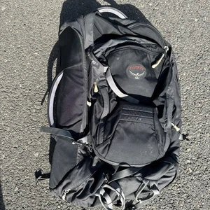 Osprey Waypoint 85 Rucksack schwarz Wandern Bergsteigen Abenteuer Gepäck - Bild 1 von 9